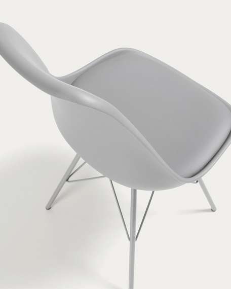 Стул Lars Metal серый