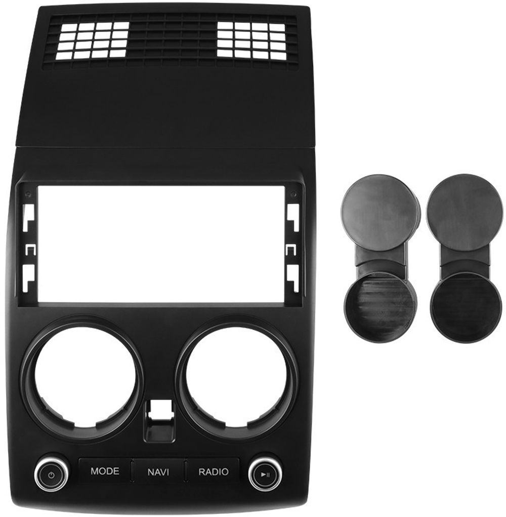 Магнитола для Nissan Qashqai J10 2006-2013, Dualis (рамка LUX) - FarCar монитор 12.3" 2K QLED на Android 14, TS10, CarPlay, 4G SIM-слот