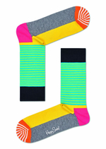 Носки унисекс Half Stripe Sock с полосками (Размер: 25) (Цвет: разноцветный)