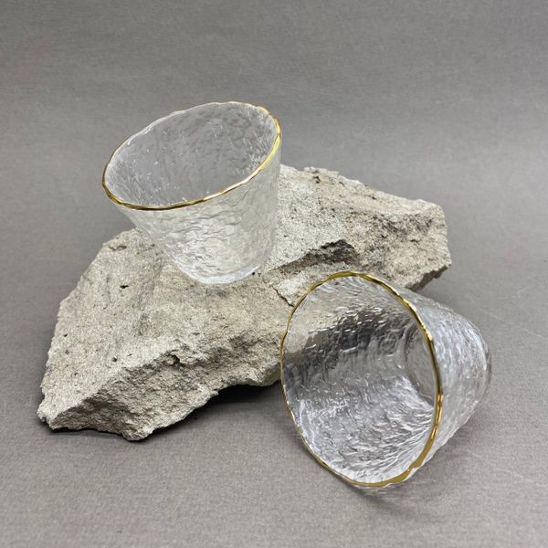 Чашка стекло с каймой, 50мл