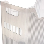 Органайзер для хранения «ИДЕАДОМА», цвет матовый прозрачный, на колёсах 33.6*17.2*25.2см