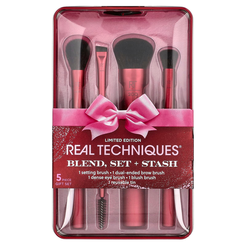 Real Techniques, растушевка, набор и набор кистей, 5 предметов