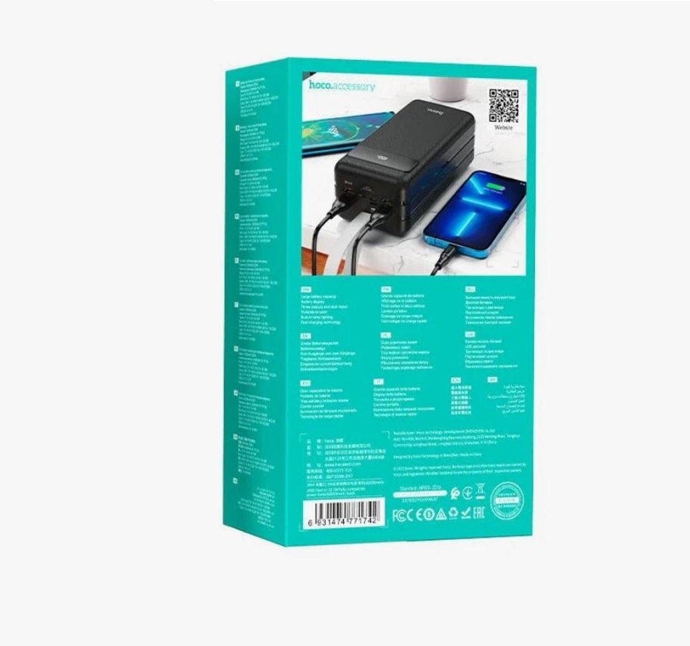 Внешний аккумулятор HOCO J86B Black 60000мАч