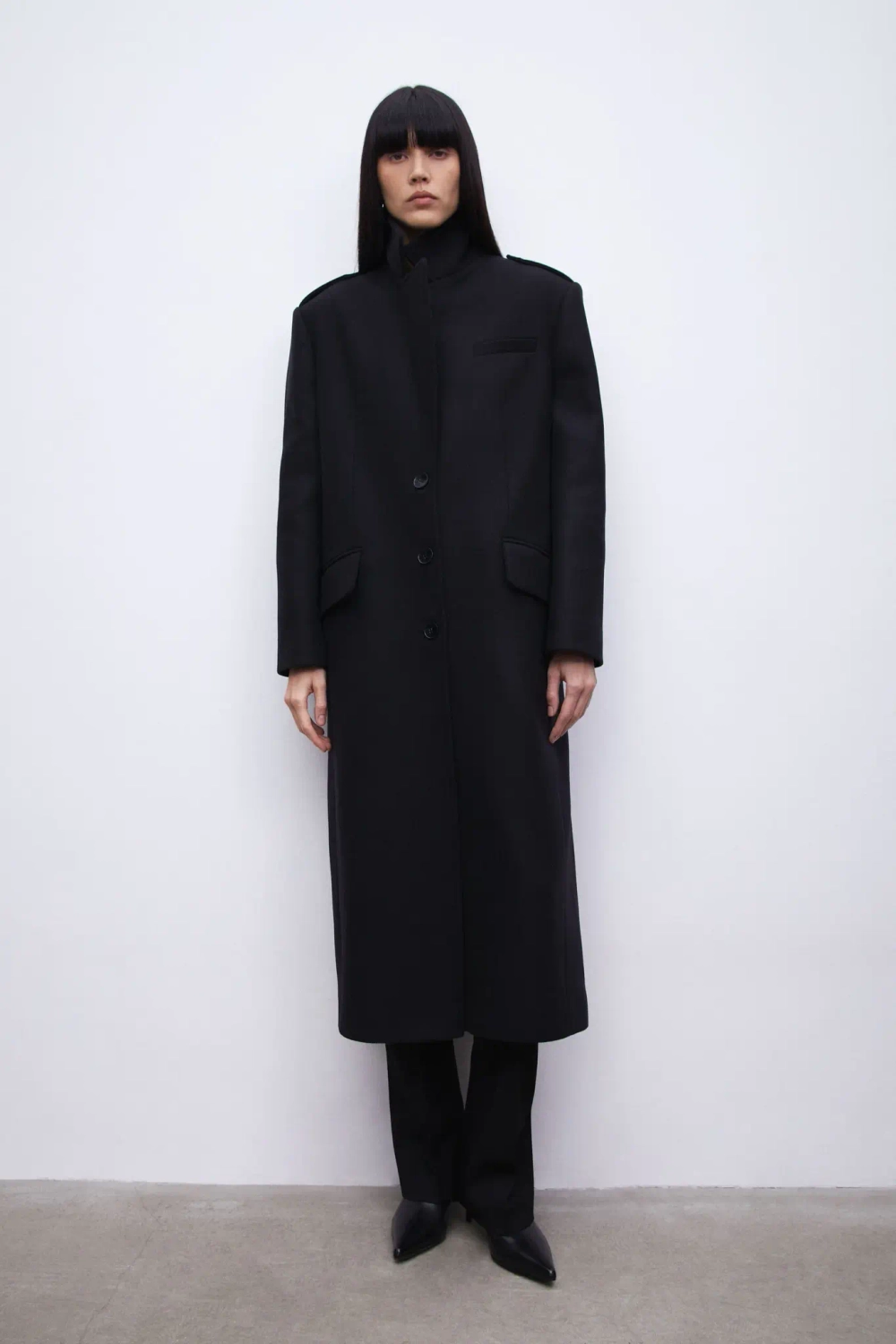 Пальто классическое, Черный