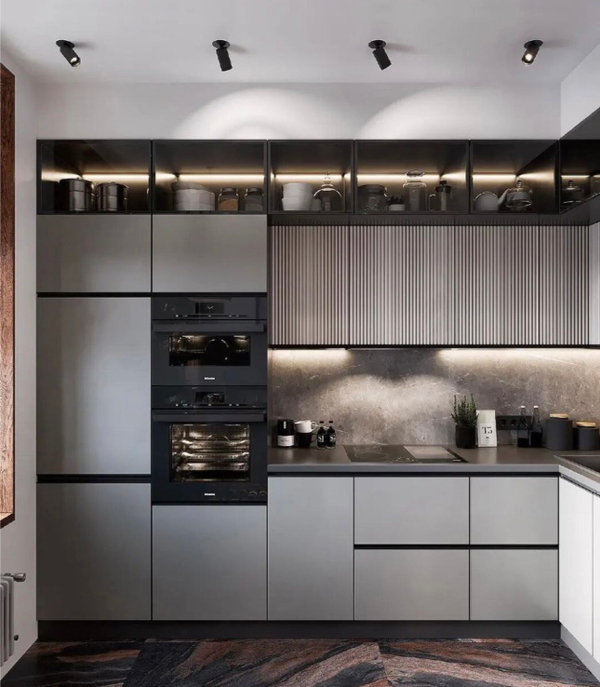 Примеры современных кухонь в дизайне из интернета