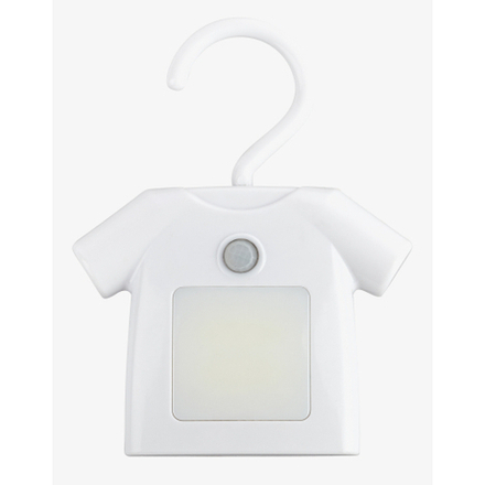 Ночник - светильник светодиодный ЭРА NLED-486-1W-MS-W на батарейках с датчиком движения белый