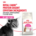 Royal Canin Protein Exigent Корм сухой сбалансированный для привередливых взрослых кошек 4 кг