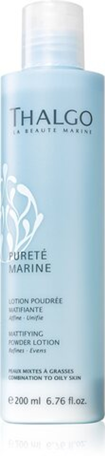 Thalgo Purete Marine Mattifying Powder Lotion - матирующий уход для жирной и комбинированной кожи /   200  ml  / GTIN 3525801663843