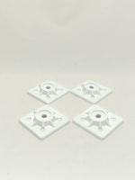 Крепление для мебельных ножек  Ширина 7 см, диаметр отв 8мм/ 4 штуки