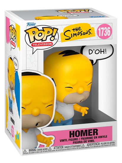 Фигурка Funko POP! TV Simpsons S12 Homer (D`OH!) (1736) 86412 / Фигурка Фанко ПОП! по мотивам мультсериала "Симпсоны", Гомер Симпсон
