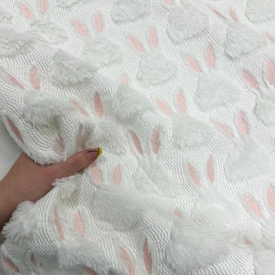 Искусственный мех Зайчики