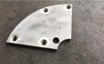 Бронелист торцевой правый M101R Teltomat Hugel