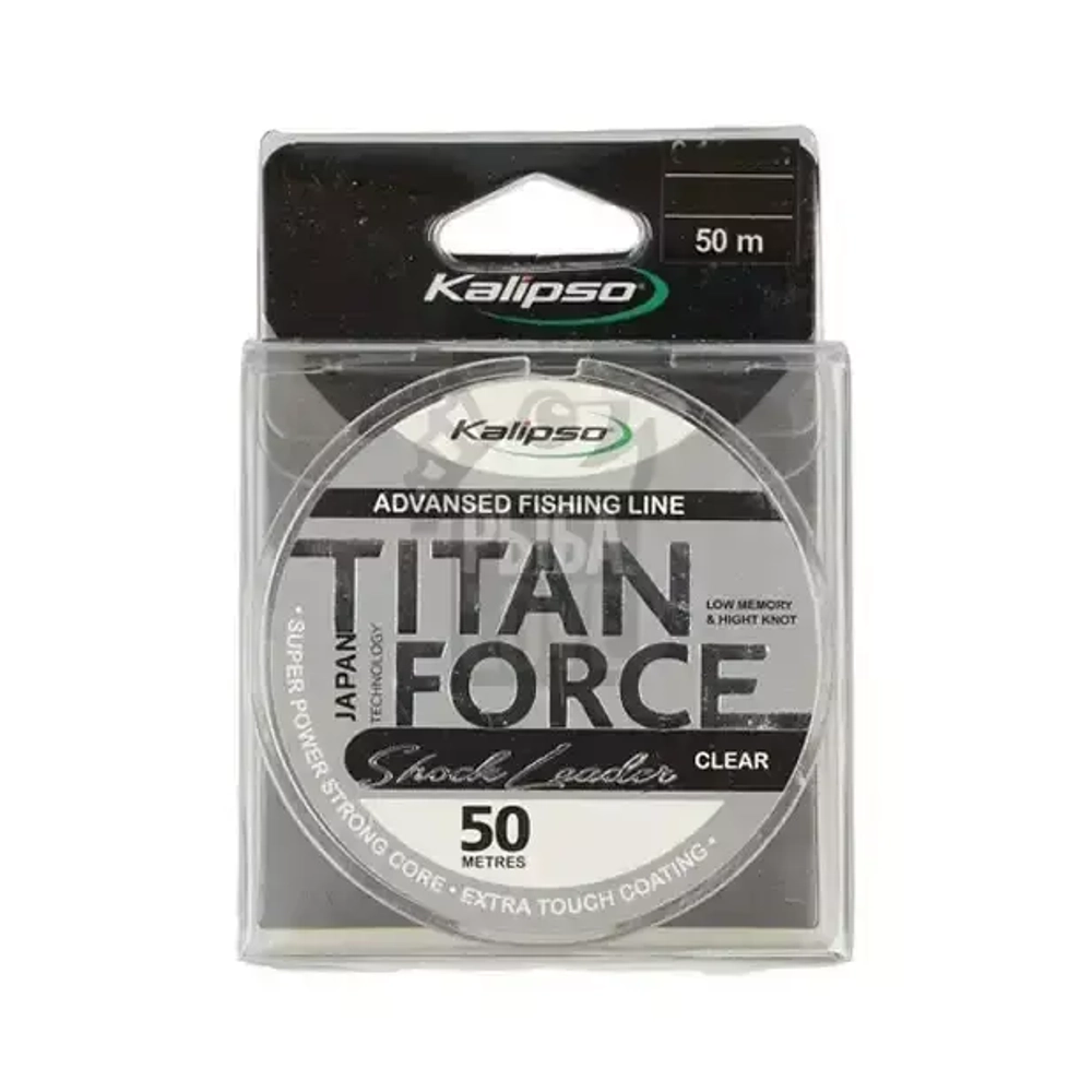 Леска Kalipso Titan Leader CL 50м 0.12-0.25мм Поводочная