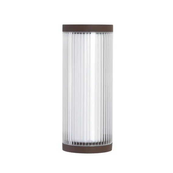 7180/12WL NATURE ODL26 Настенный светильник  коричневый/акрил/металл IP65 LED 12W 750Лм 3000K 162° 220-240V CORTENA