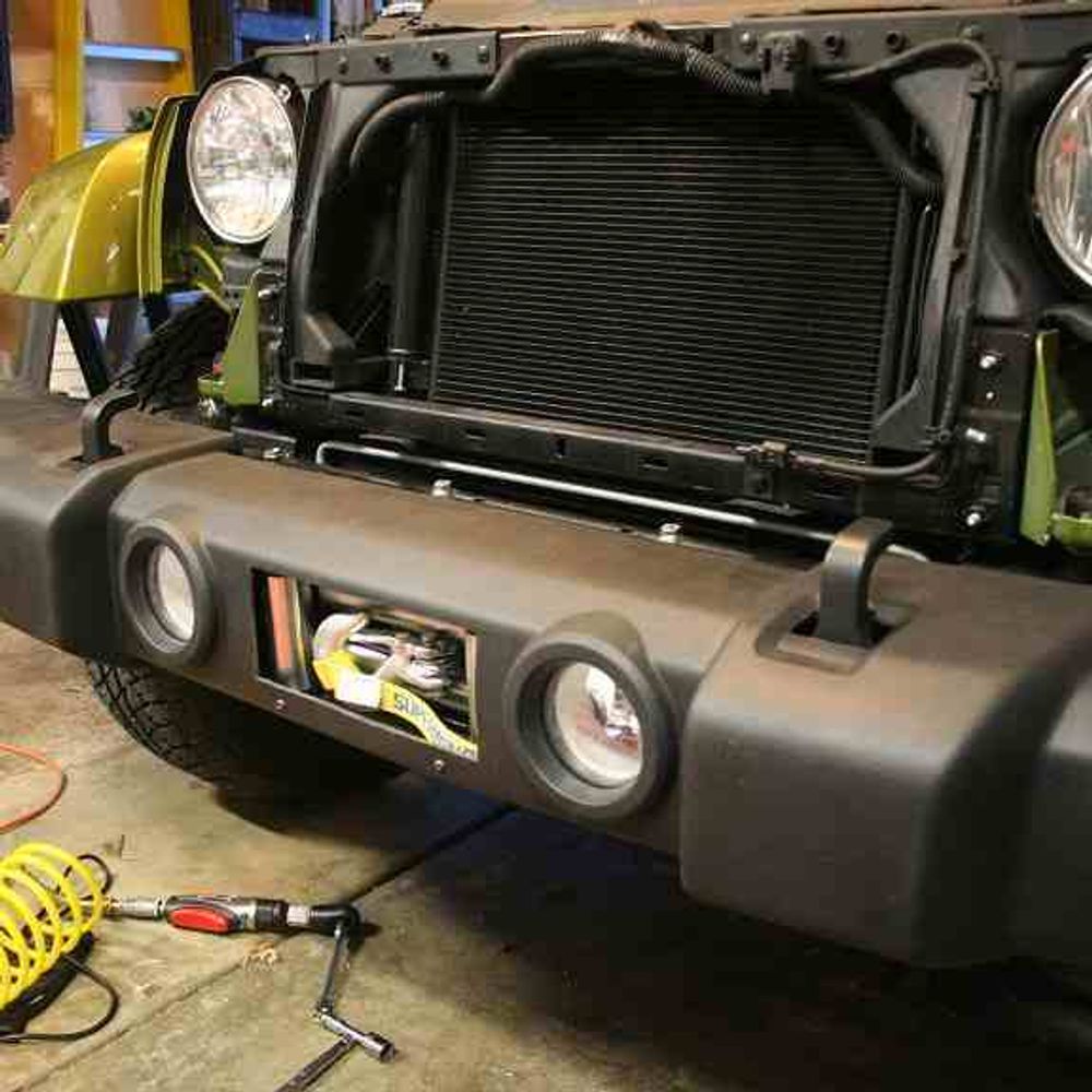 Установка блокировки дифференциала моста Jeep Wrangler