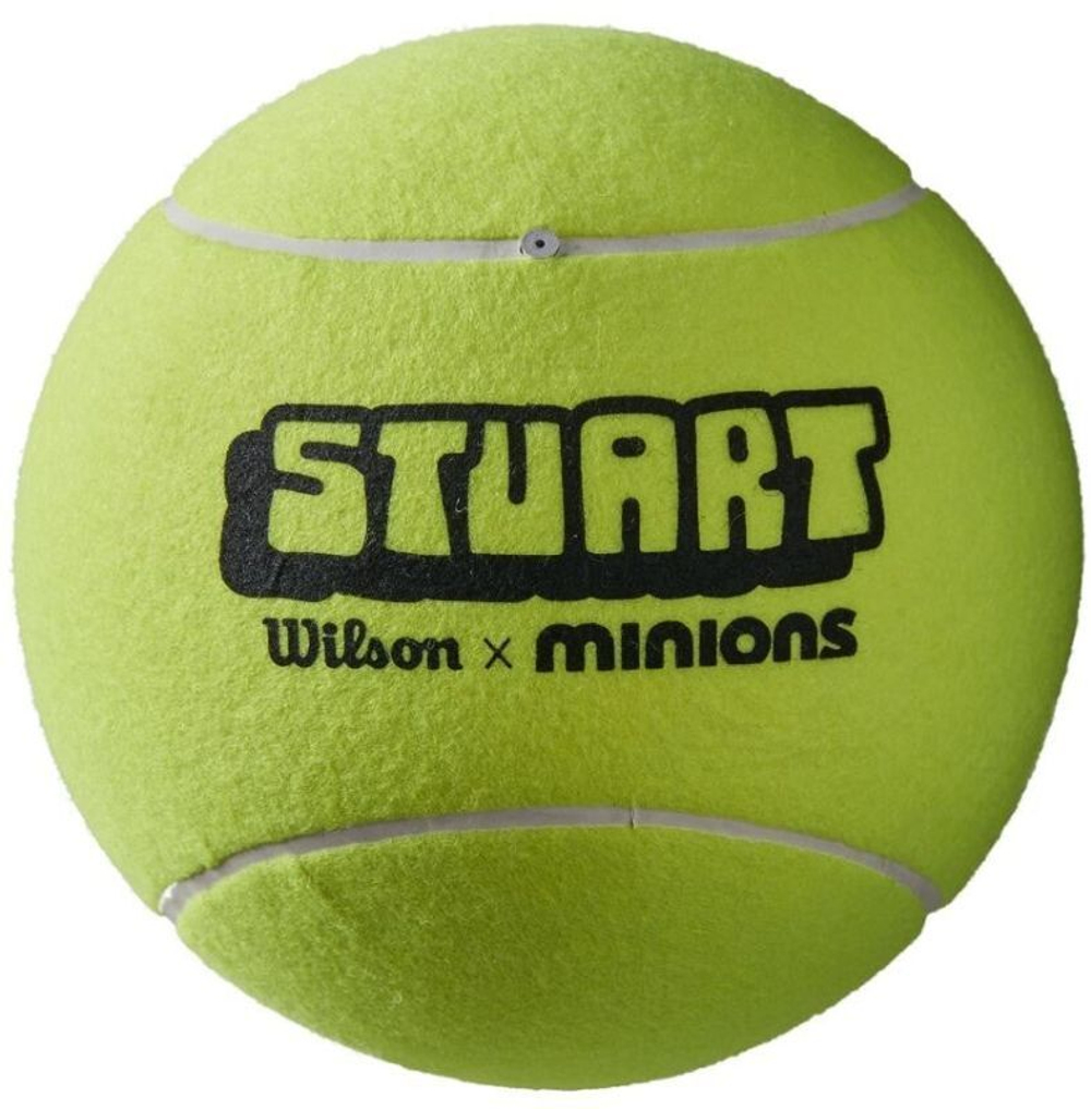 Мяч для автографов  Wilson Minions 9 Jumbo ball - yellow + marker