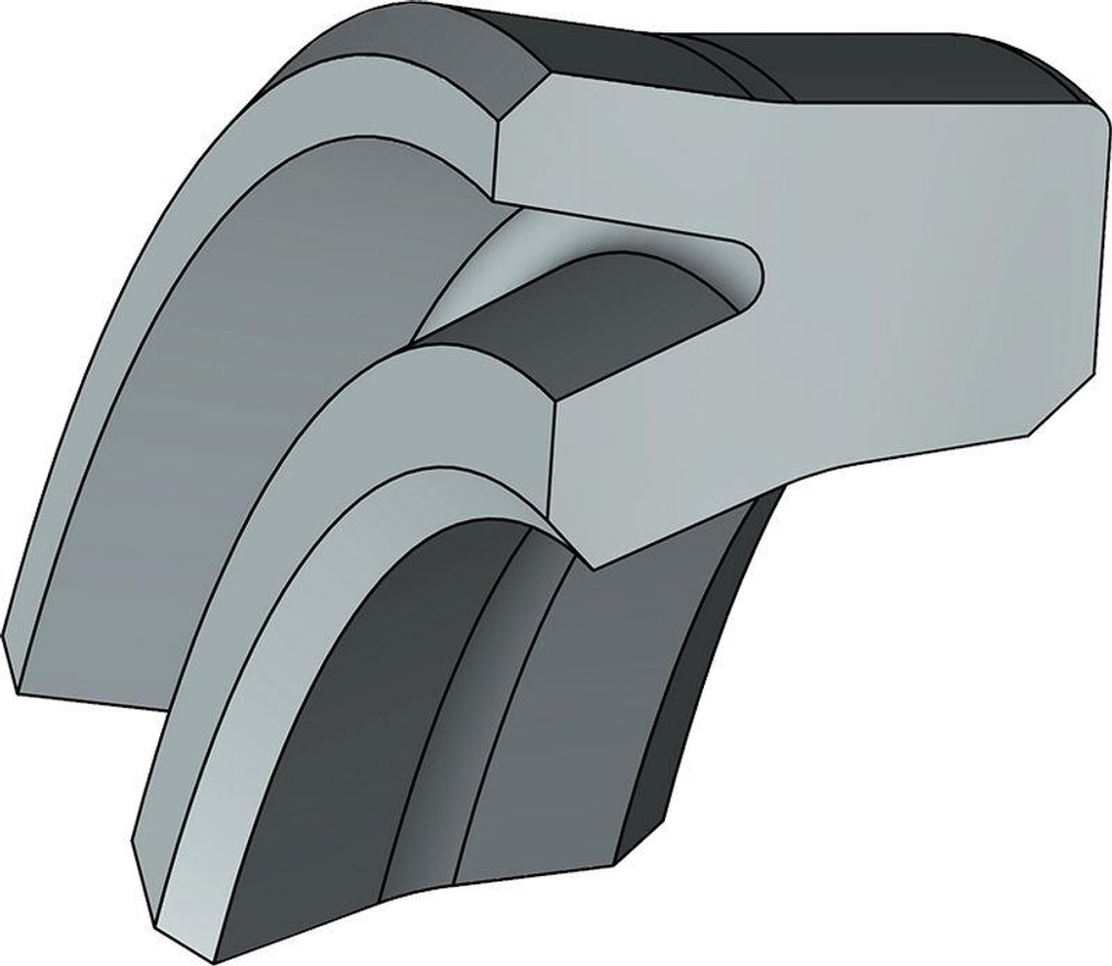 A182-060 PU U-образное штоковое уплотнение 60-68-8