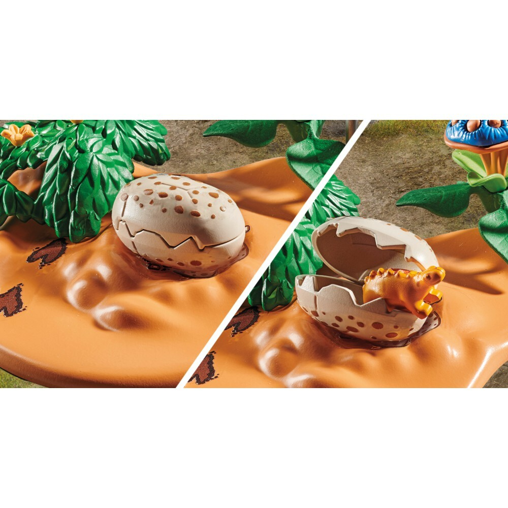 Playmobil - Гнездо динозавров Стегозавр и похититель яиц 71526 / артикул   71526  / GTIN 4008789715265