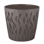 Горшок для цветов InGreen Winds D 340мм/20 л с дренажной вставкой 18,7л антрацит