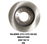 ТОРМОЗНЫЕ ДИСКИ PAJERO 3,4 V73,V87W,V97W 1999-2015 3,4-3,8\FR