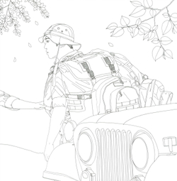 Descendants of the Sun Coloring Book