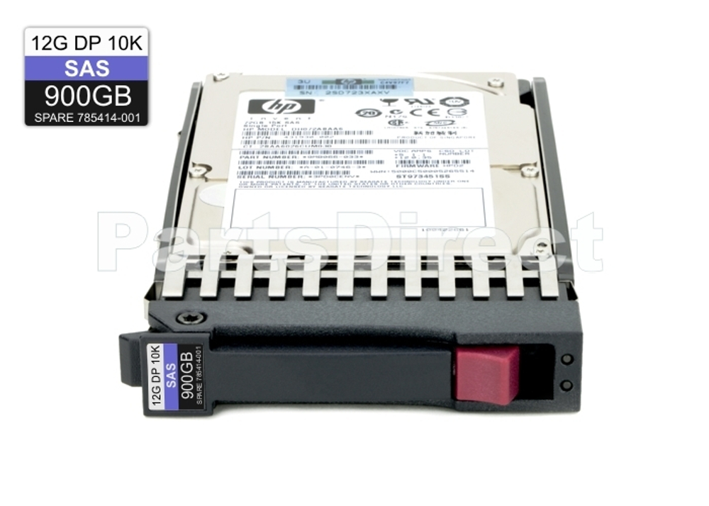 Жесткий диск HPE 785075-S21 HP 900-GB 12G 10K 2.5 DP SAS
