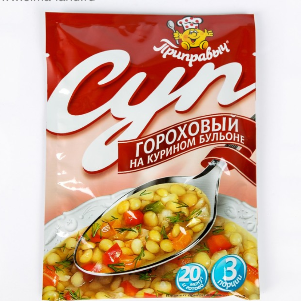 Суп Гороховый на курином бульоне Припавыч 60 гр