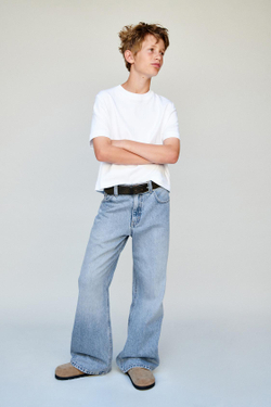 ZARA ДЖИНСЫ FLARE, СИНИЙ