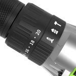 Дрель-шуруповерт аккумуляторная GREENWORKS GD24DD60 ударная, 24V, АКБ 2Ач и ЗУ 3704107CUA