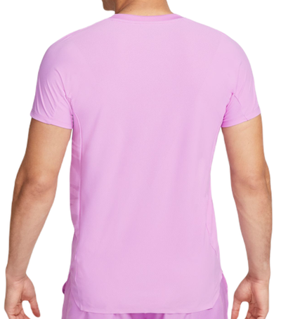 Мужское теннисное поло Nike Court Dri-Fit Adventage Slam Tennis Polo - rush fuchsia/white