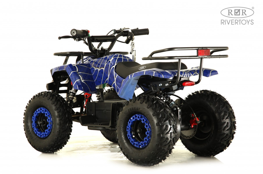 Детский электроквадроцикл TIKI LUX синий Spider