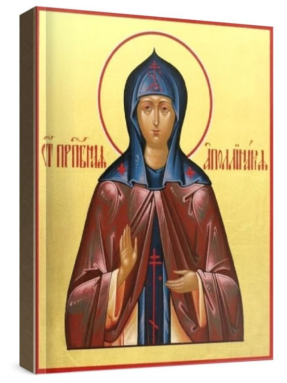 Аполлинария Египетская (рукописная икона)