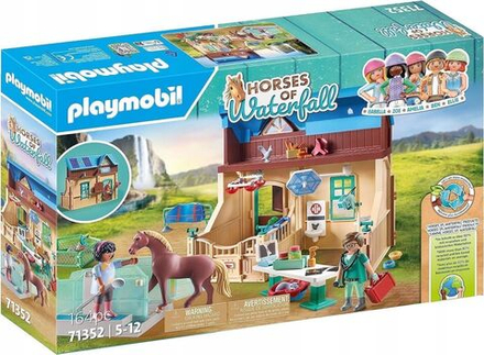 Конструктор Playmobil Horses of Waterfall - Иппотерапия и клиника для животных, быстрое исцеление больных животных благодаря Филу и Харлин Плеймобиль 71352