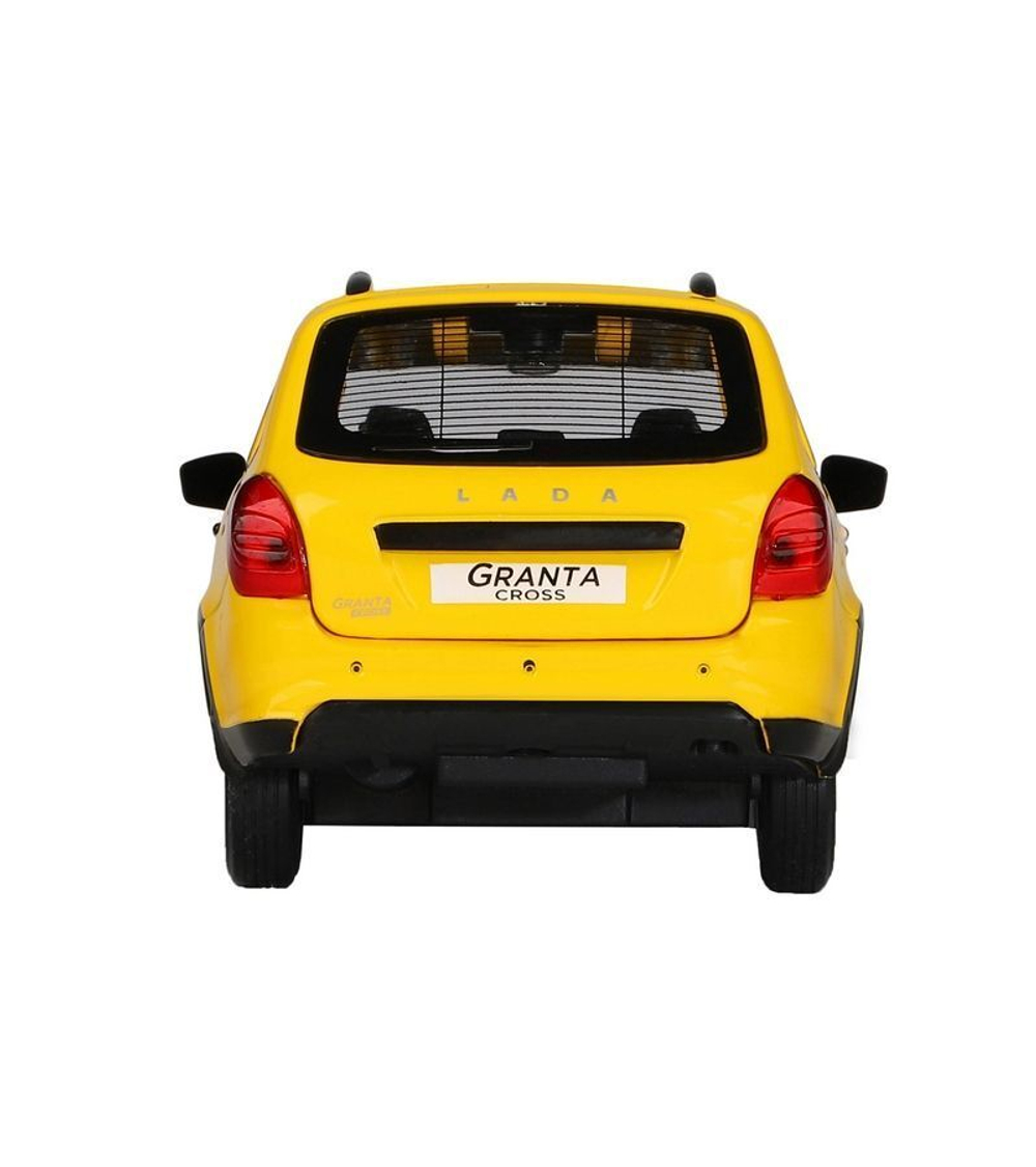 Машина "АВТОПАНОРАМА" Яндекс.Такси LADA GRANTA CROSS, желтый, 1/24, в/к 24,5*12,5*10,5 см