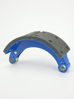 Колодка барабанного тормоза а/м КАМАЗ Компас 12 мост JAC N120 (OE: 3501B247-085WBS/ передняя/ верхняя/ сварная) (1шт.) АККОР