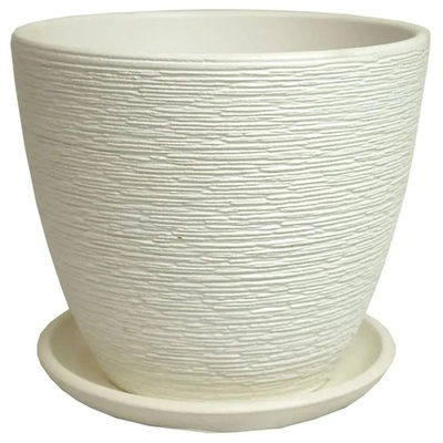 Горшок керамический Горшок Гнездо белый крокус №4