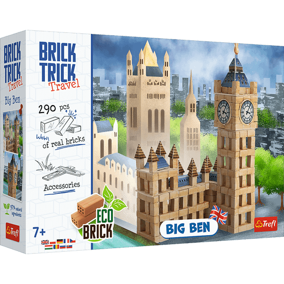 Pazl \ Puzzle \ Пазлы Brick Trick - "L" - Travel - Big Ben