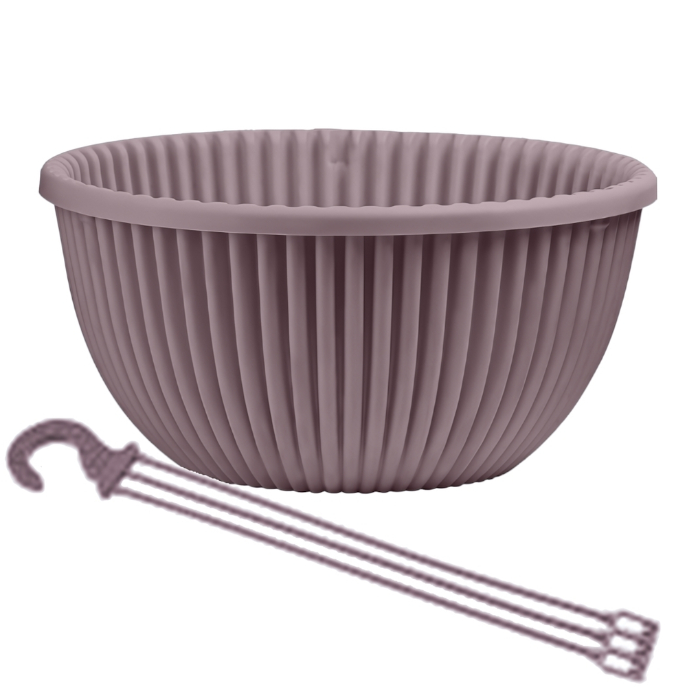 Кашпо Подвесное (6л.) "Верде" Цв. Пыльная роза