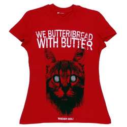 Футболка женская We Butter the Bread with Butter - Wieder Geil!
