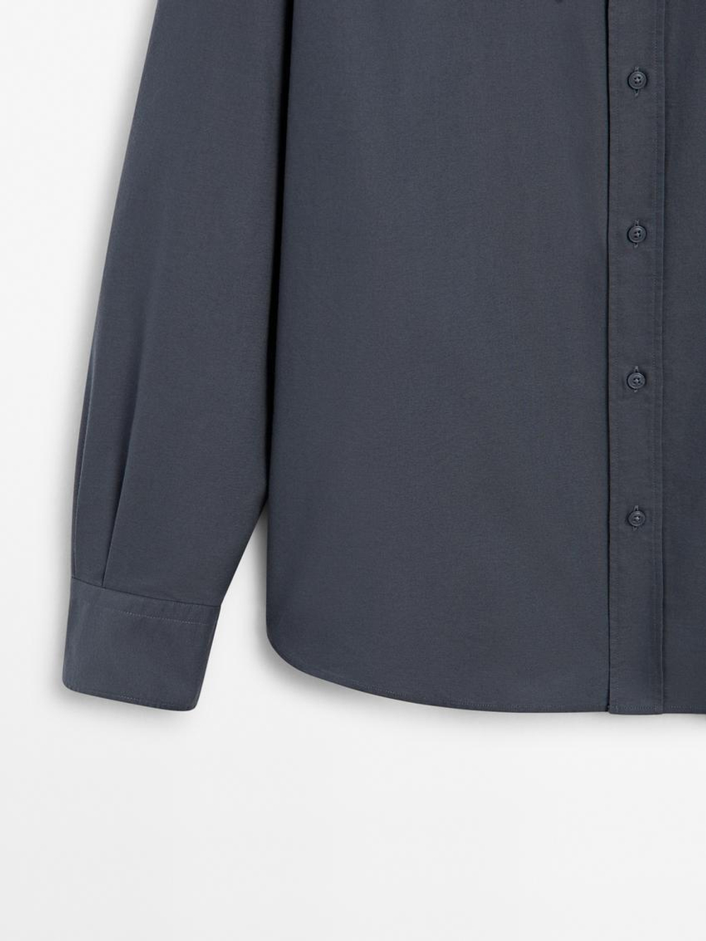 Massimo Dutti Рубашка из 100% хлопка, синий