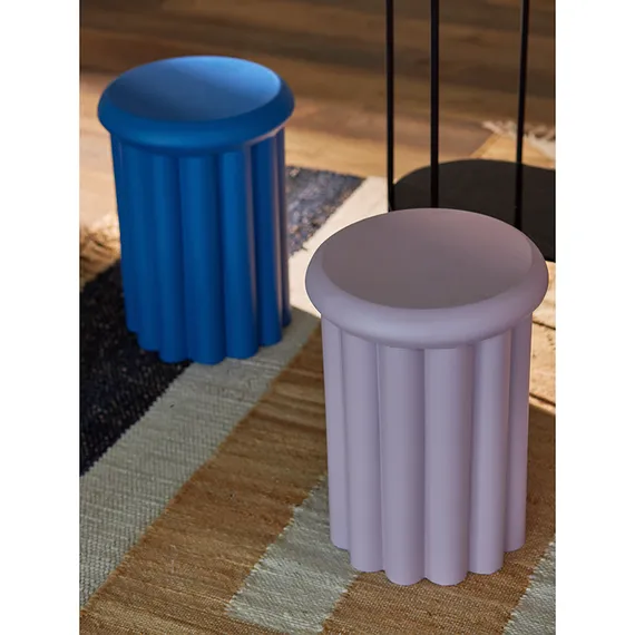 Столик приставной Vivlend, Ø34х46 см, синий