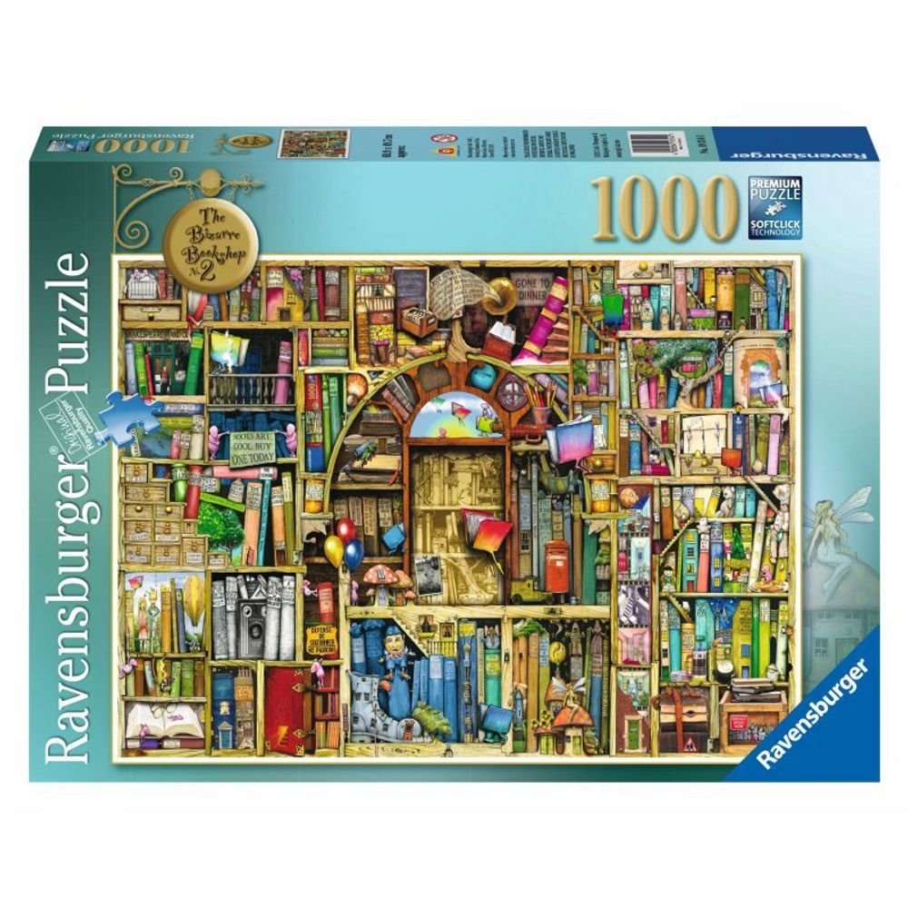 Ravensburger - Puzzle Crazy Bookstore 2 1000 шт. 193141