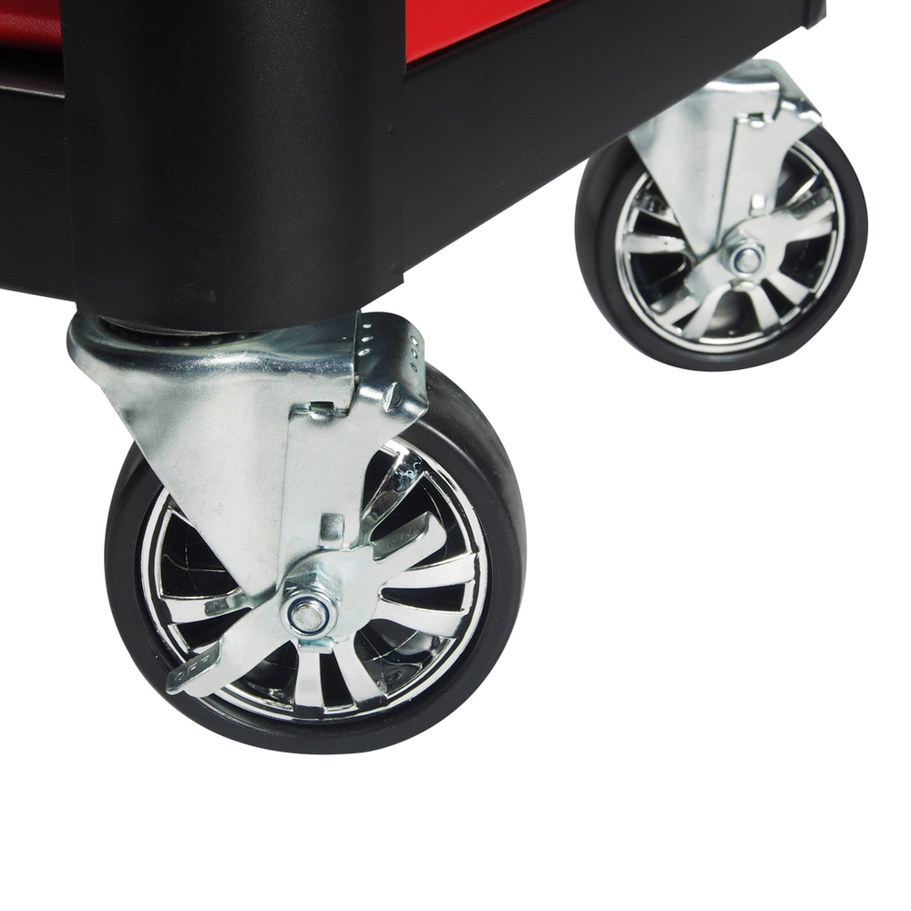 Тележка инструментальная 7 секций красная JTC