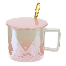 GAEM Кружка с крышкой, 420 мл, L13 W10 H9 см, 4в.