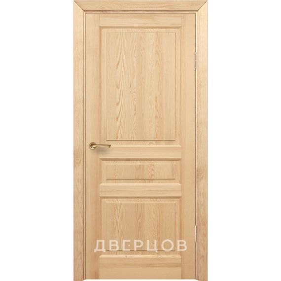Фото межкомнатной двери массив сосны Болонья под покраску глухая