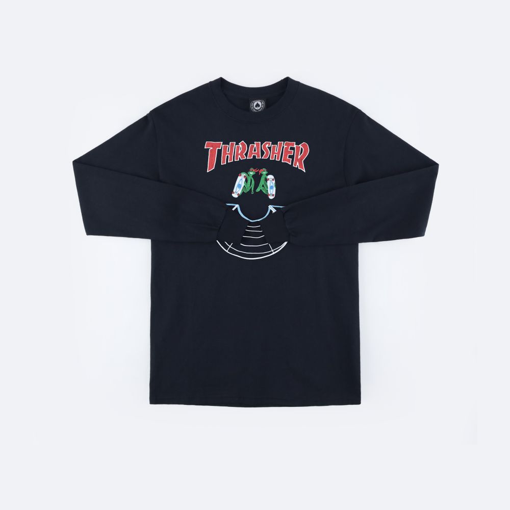 Лонгслив Thrasher Doubles L/S (black)