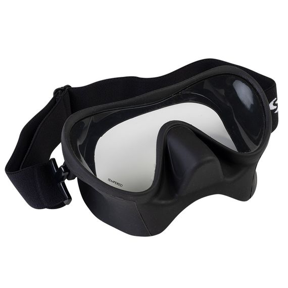 Маска Scorpena N3 с эластичным ремешком черная
