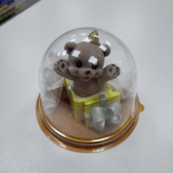 Фигурка из шоко глазури Мишка в коробке №1