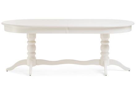 Стол деревянный Woodville Дейвер 200(260)х100 молочный