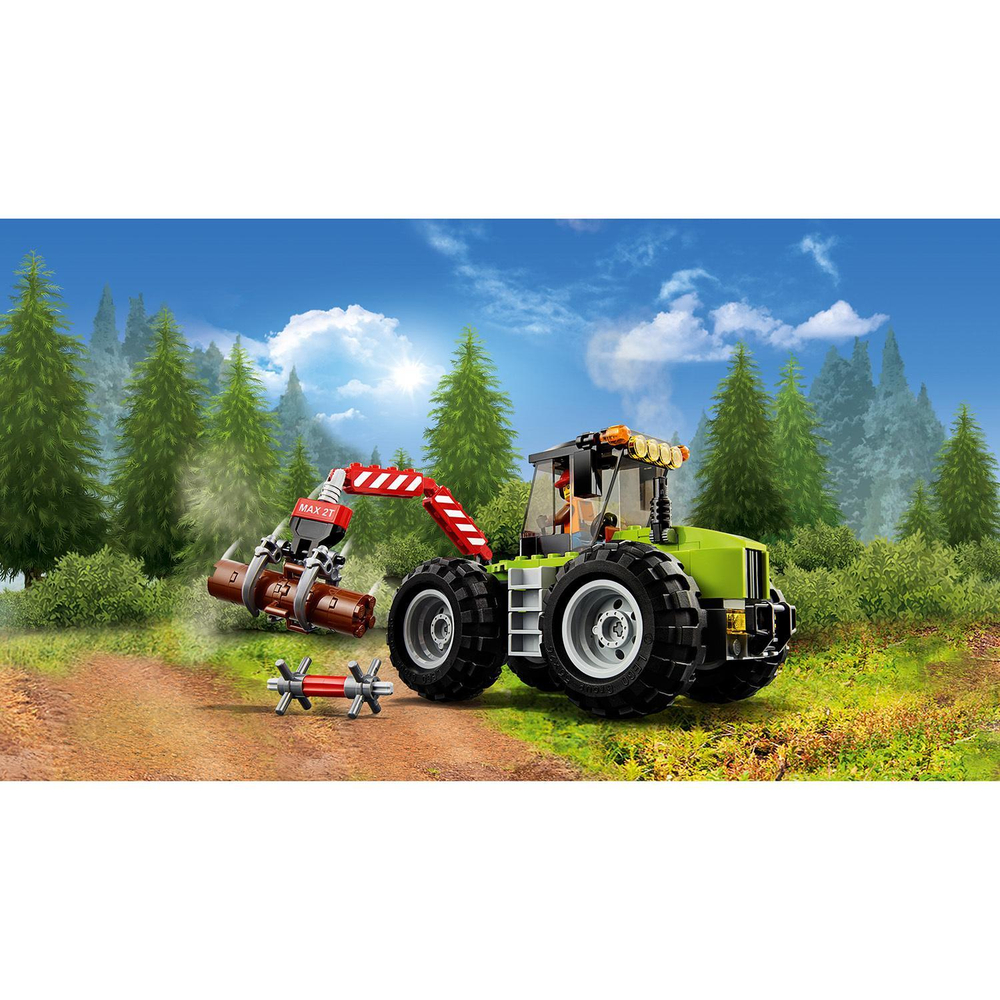 LEGO City: Лесной трактор 60181 — Forest Tractor — Лего Сити Город